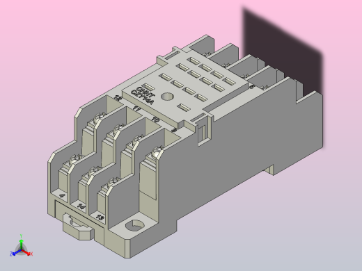 42种正泰继电器3D模型