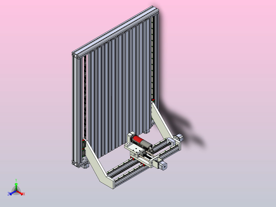 机床MKIII_assembly STP正等轴测图