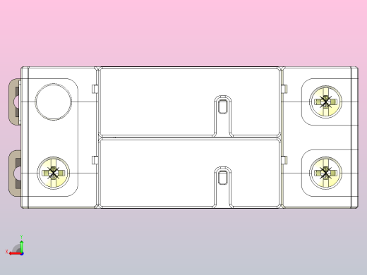 NU5-II 20-40-65 1P&amp;N电涌保护器三维模型202405后视缩略图