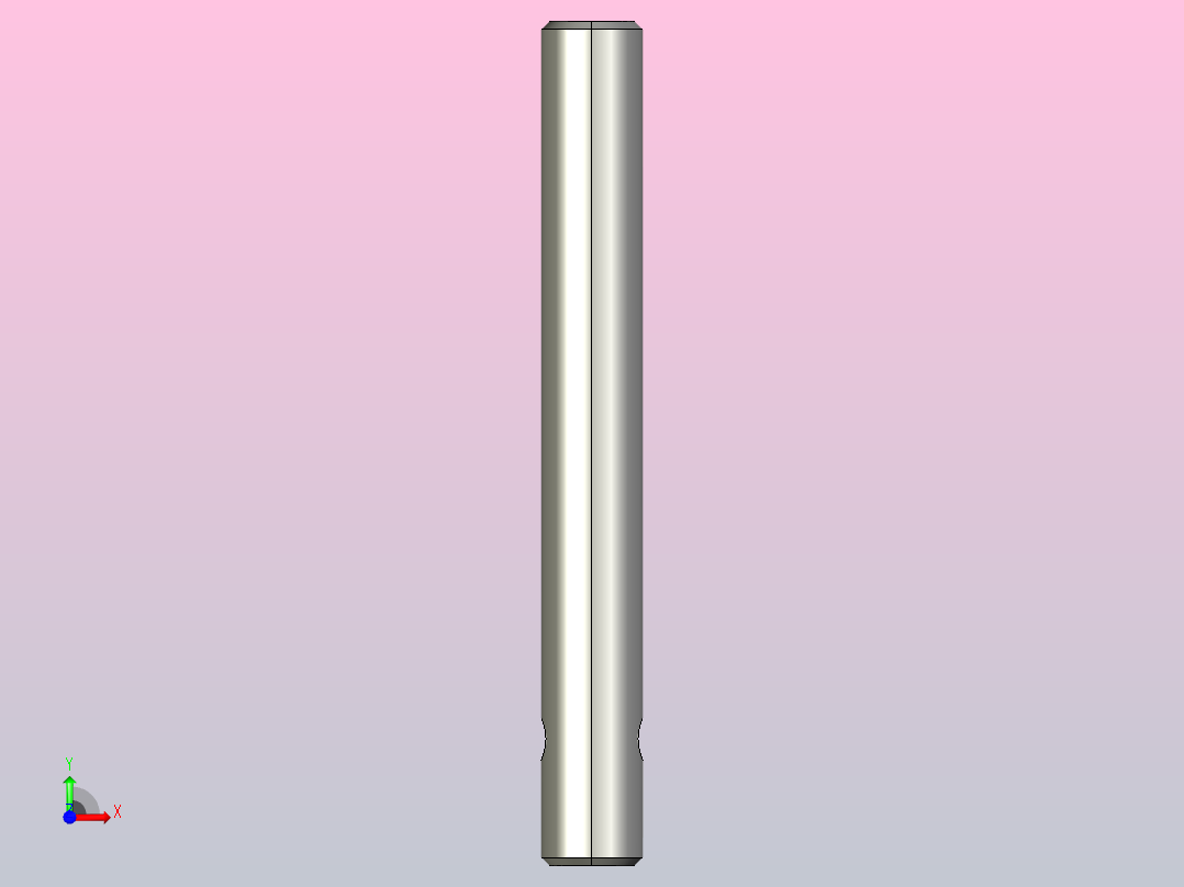 N-PIN-12-L100-C1调节圆棒前视图