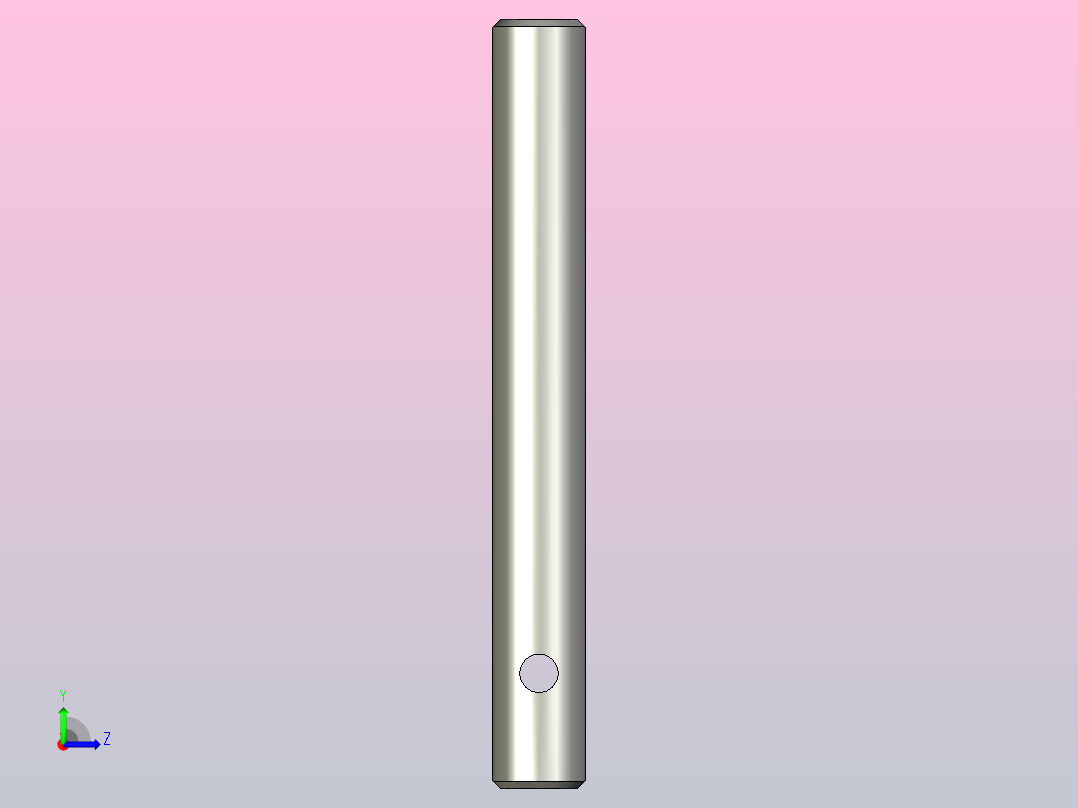 N-PIN-12-L100-C1调节圆棒左视图