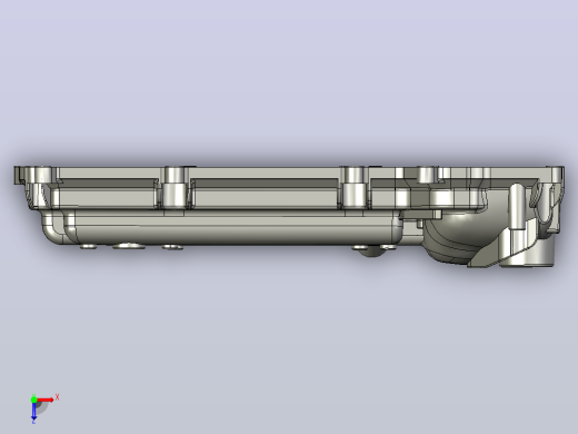 油箱壳体俯视缩略图