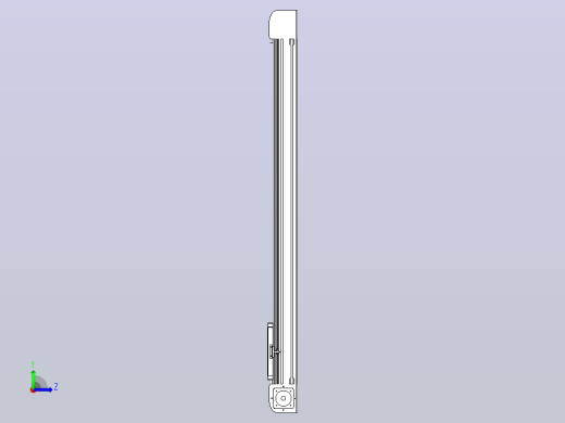 带式直线轴半闭式TPA-ONB-120-256-L1250-DR-J90-N3左视缩略图