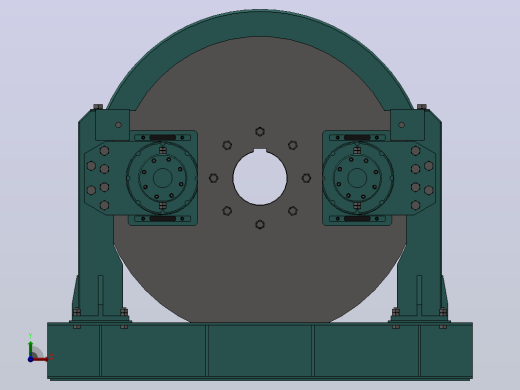 键连接液压盘式制动系统_HKPZ1400F100×2-Ⅲ-BH左视缩略图