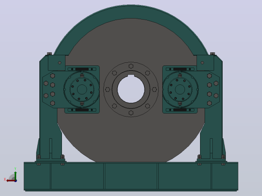 键连接液压盘式制动系统_HKPZ1400F100×2-Ⅲ-BH右视缩略图