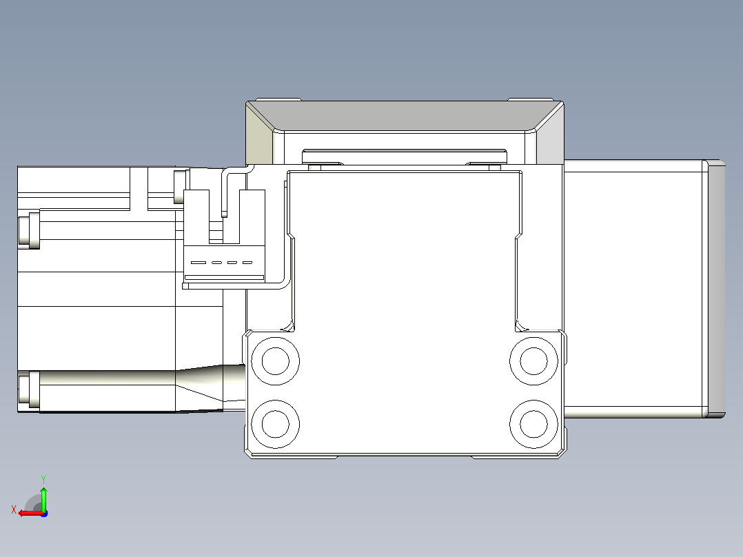 皮带直线轴双滑块型TPA-GCBS-50-P42-L425-QL-M10-N3后视图