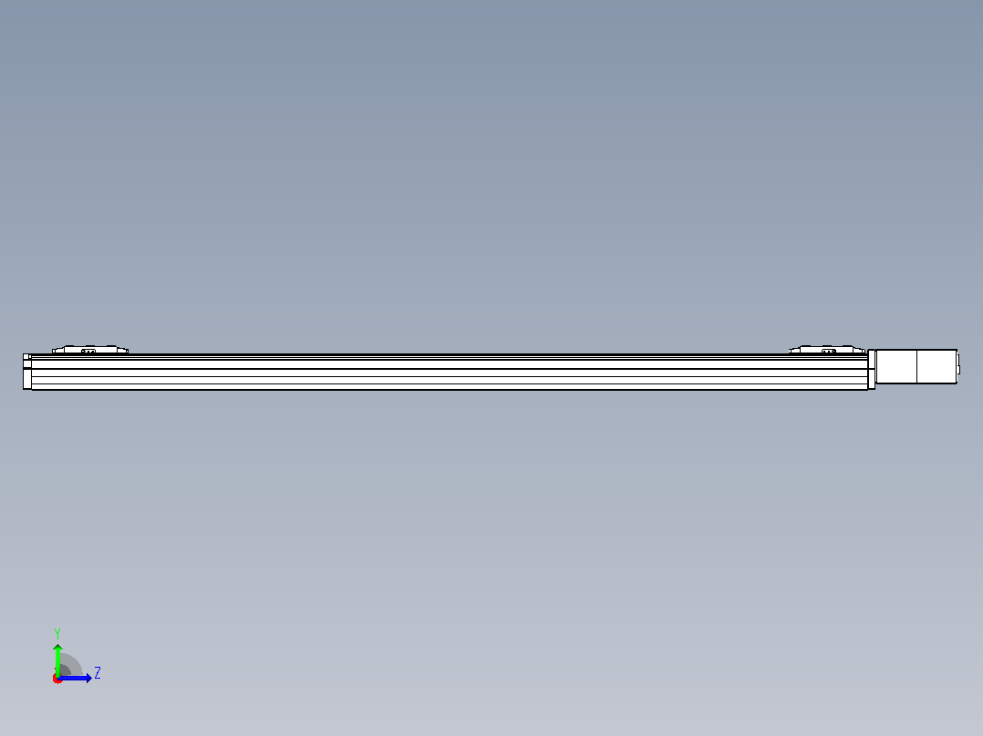 皮带直线轴双滑块型TPA-GCBS-80-P60-L575-QL-M20-N3左视图