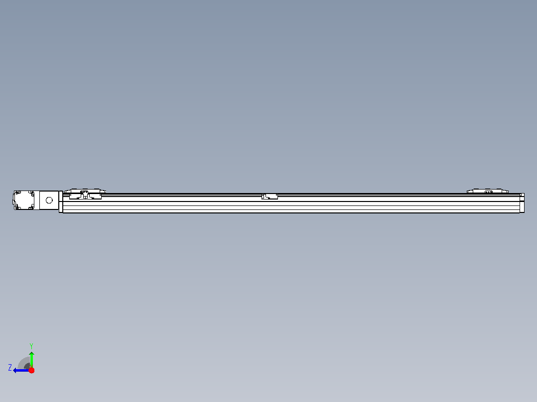 皮带直线轴双滑块型TPA-GCBS-80-P60-L575-QL-M20-N3右视图