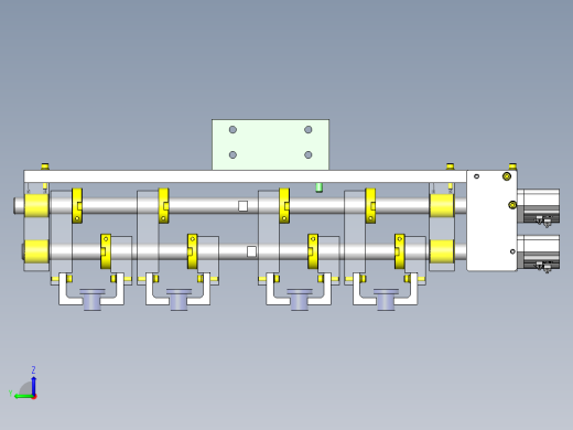 多个卡盘机构左视缩略图