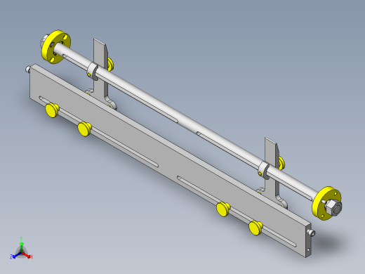 可变式自重止回组件正等轴测缩略图