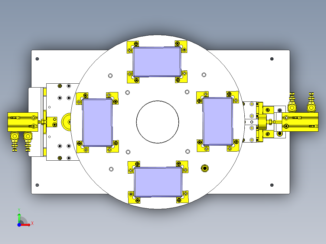 简易分度转台_前视图