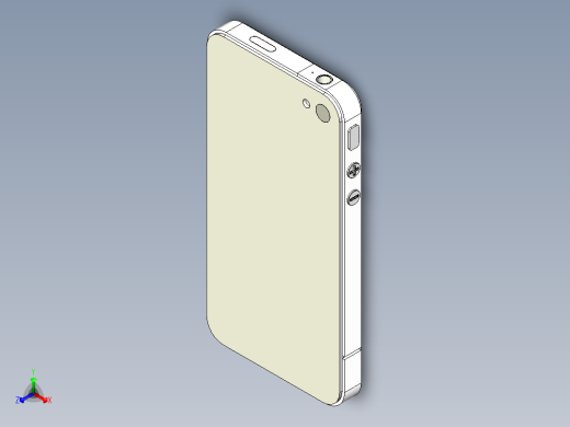 IPhone4模型正等轴测缩略图