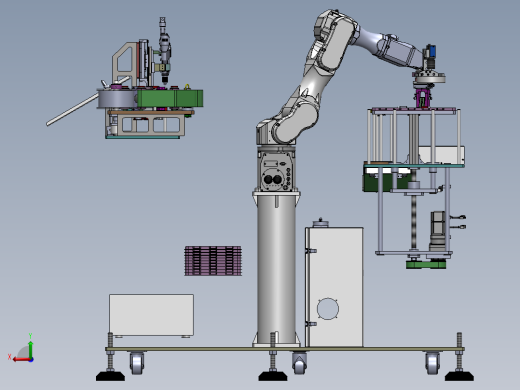 PCB板支架自动组装机后视缩略图