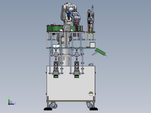 PCB板支架自动组装机左视缩略图