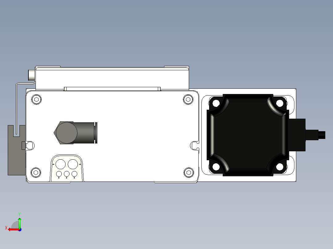 Toyo东佑达直线模组-ECH14-200-BR-400W后视图