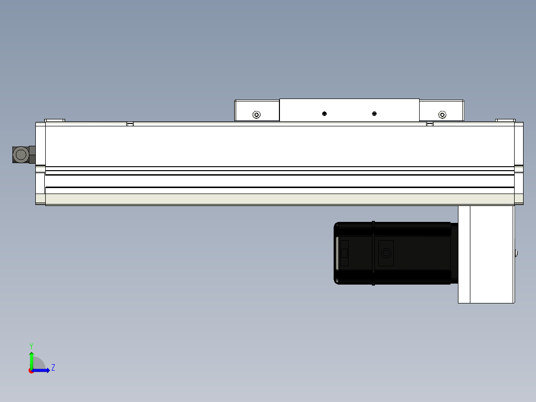Toyo东佑达直线模组-ECH17-150-BM-400W左视图