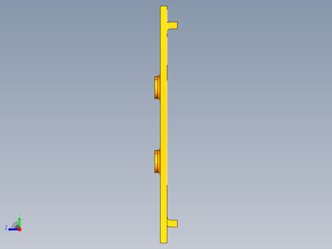 端子片极进模（CAD图+UG三维）右视图