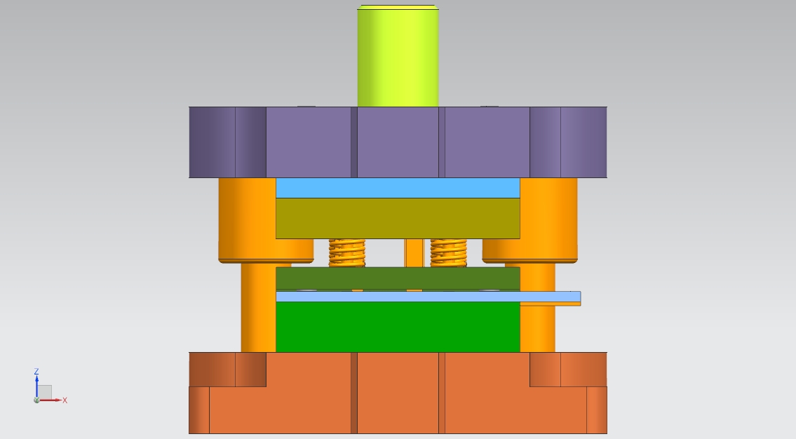 端子片极进模（CAD图+UG三维）