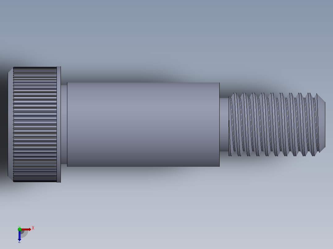 公制SH螺栓选择（DME）-SB DME PM12 x30.SLDPRT俯视图