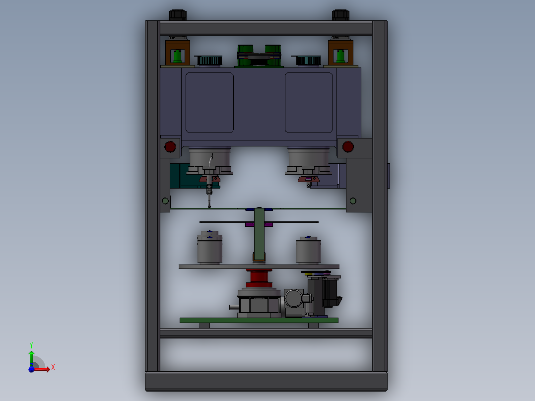 全自动绕线机前视图