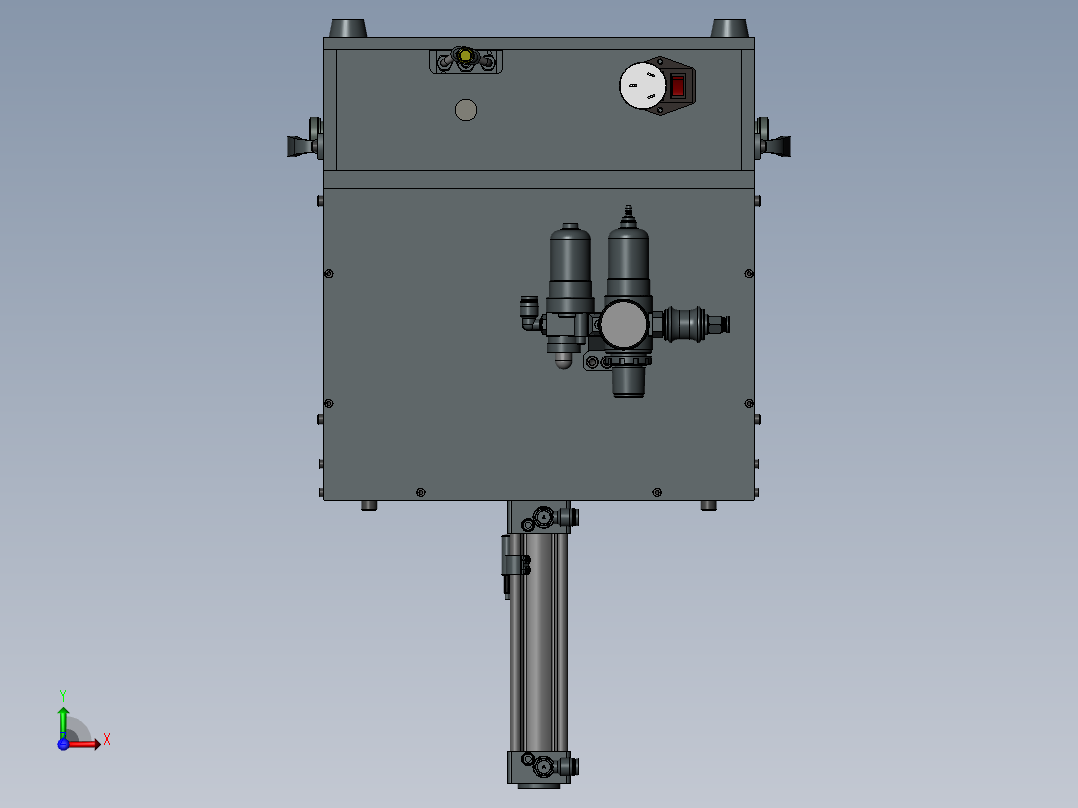 Moinet-ECG键支架贴防水胶治具前视图