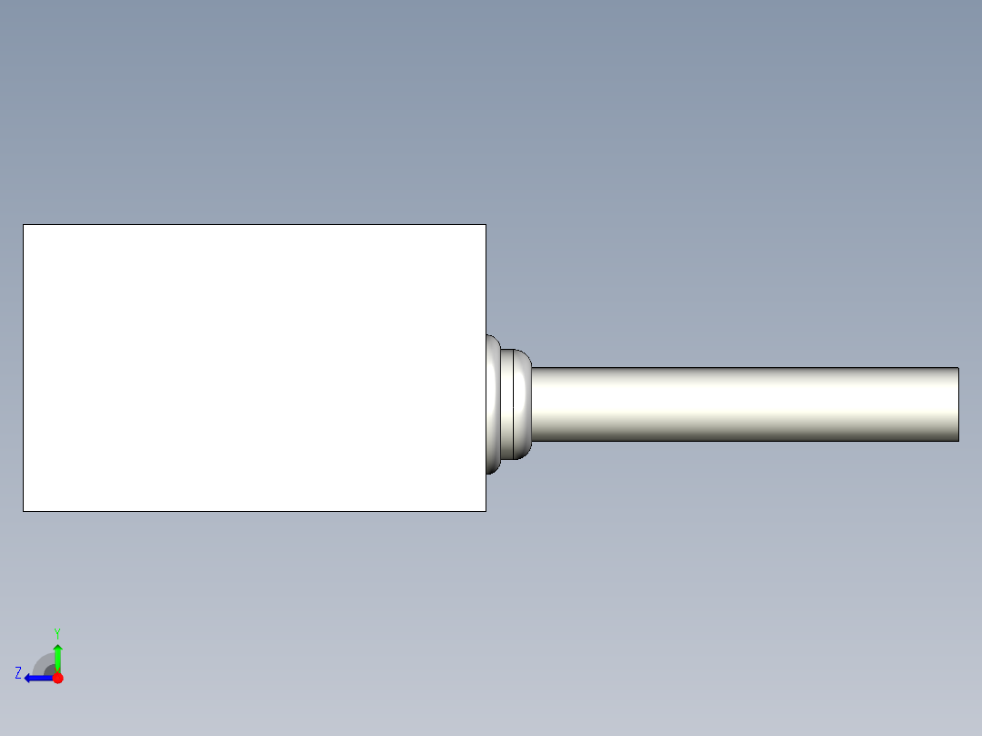 基恩士LX2-110R_kc图纸模型右视图