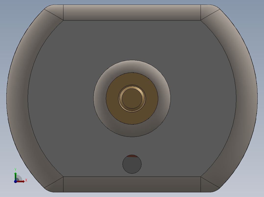 直流电动机4前视图