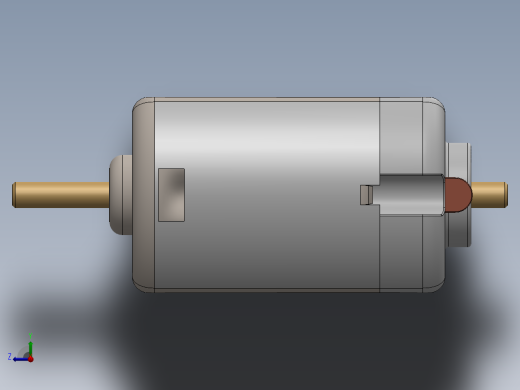 直流电动机4右视缩略图