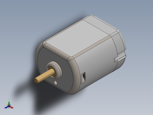 直流电动机4正等轴测缩略图
