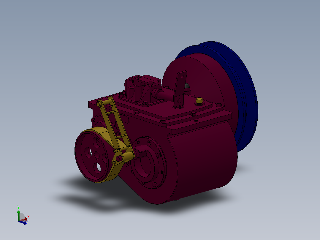 带传动扭力调速驱动箱972019