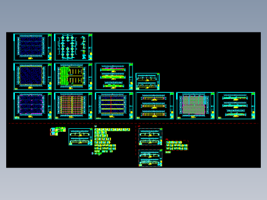 南安瑞发石材公司钢结构厂房CAD图