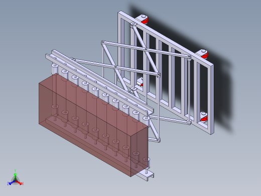 剪式移动提升输送机构