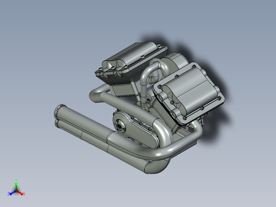 哈雷戴维森 V ROD 发动机