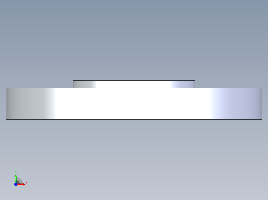 聚氯乙烯配件25-Sch80_Blind Flange_853-020_2in前视图