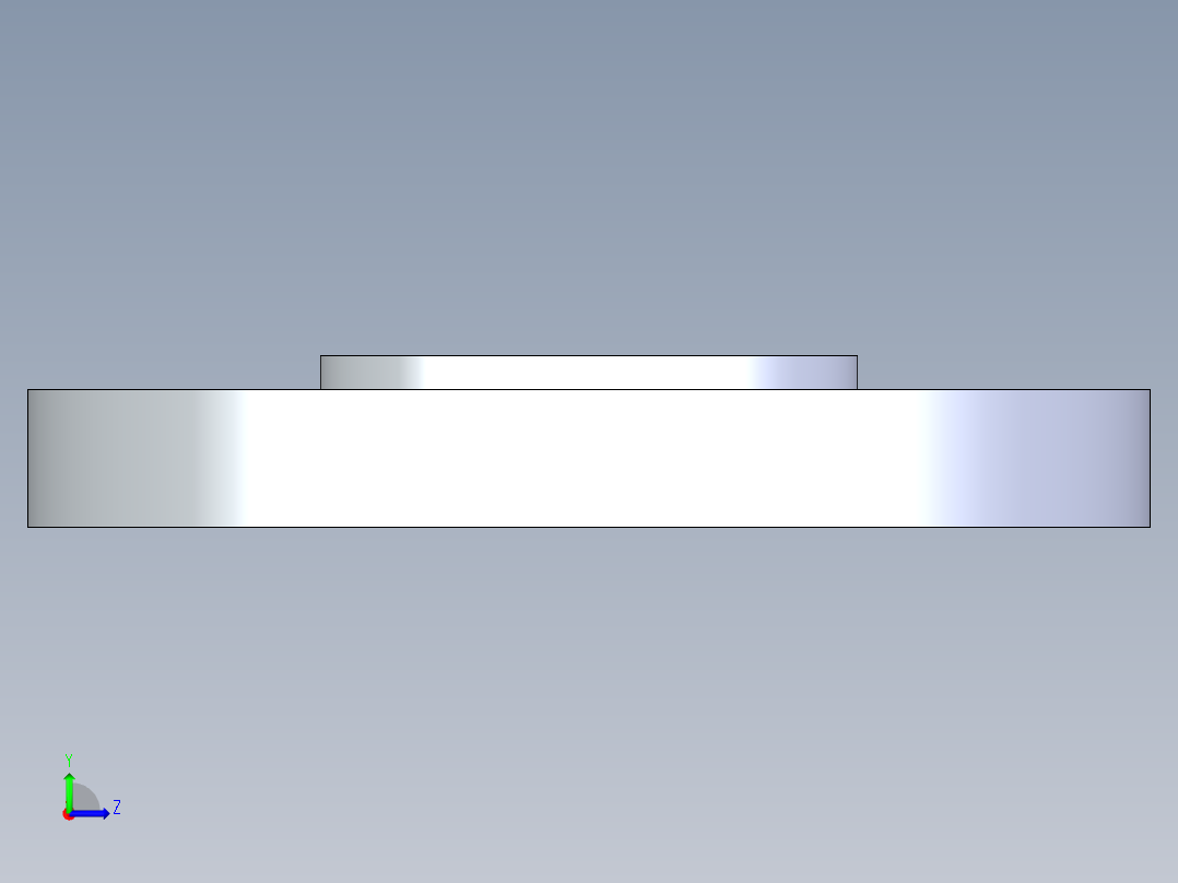 聚氯乙烯配件25-Sch80_Blind Flange_853-020_2in左视图