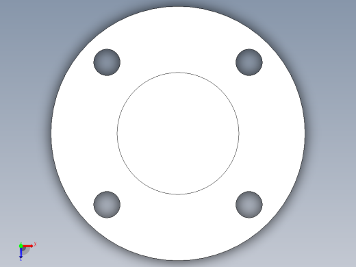 聚氯乙烯配件25-Sch80_Blind Flange_853-020_2in俯视缩略图