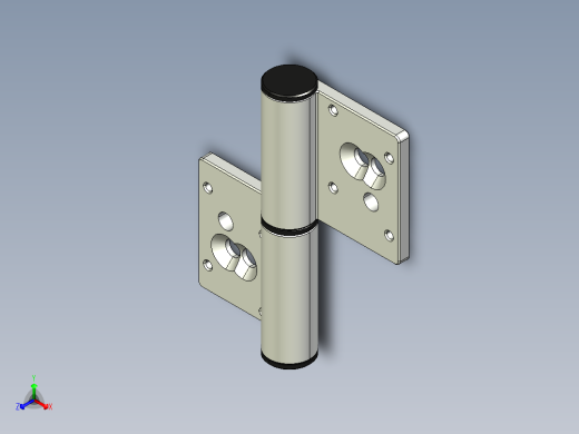 型材-KJN 10-10 SLOT REMOVABLE HINGE 3842544554正等轴测缩略图