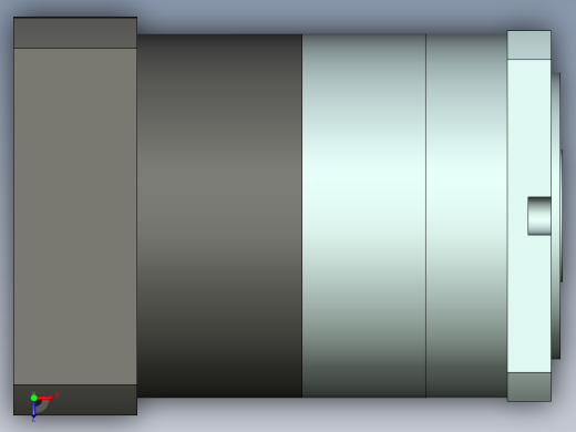 直齿孔PLF160-L1-LC 42-114.3-200-M12.stp俯视缩略图