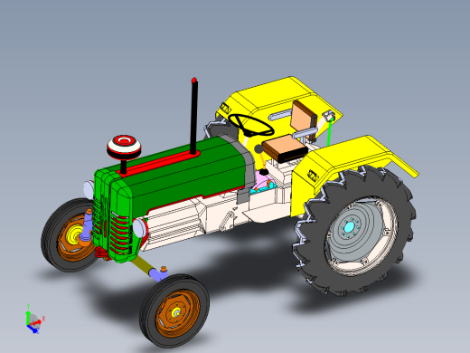 低速牵引拖车拖拉机