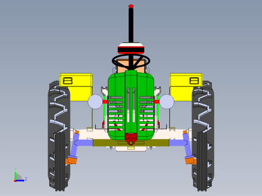 低速牵引拖车拖拉机左视缩略图