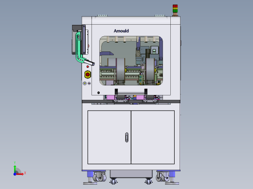 详细非标钣金机架前视缩略图
