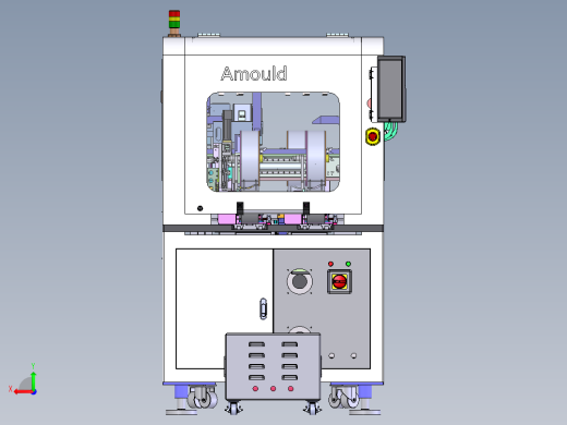 详细非标钣金机架后视缩略图