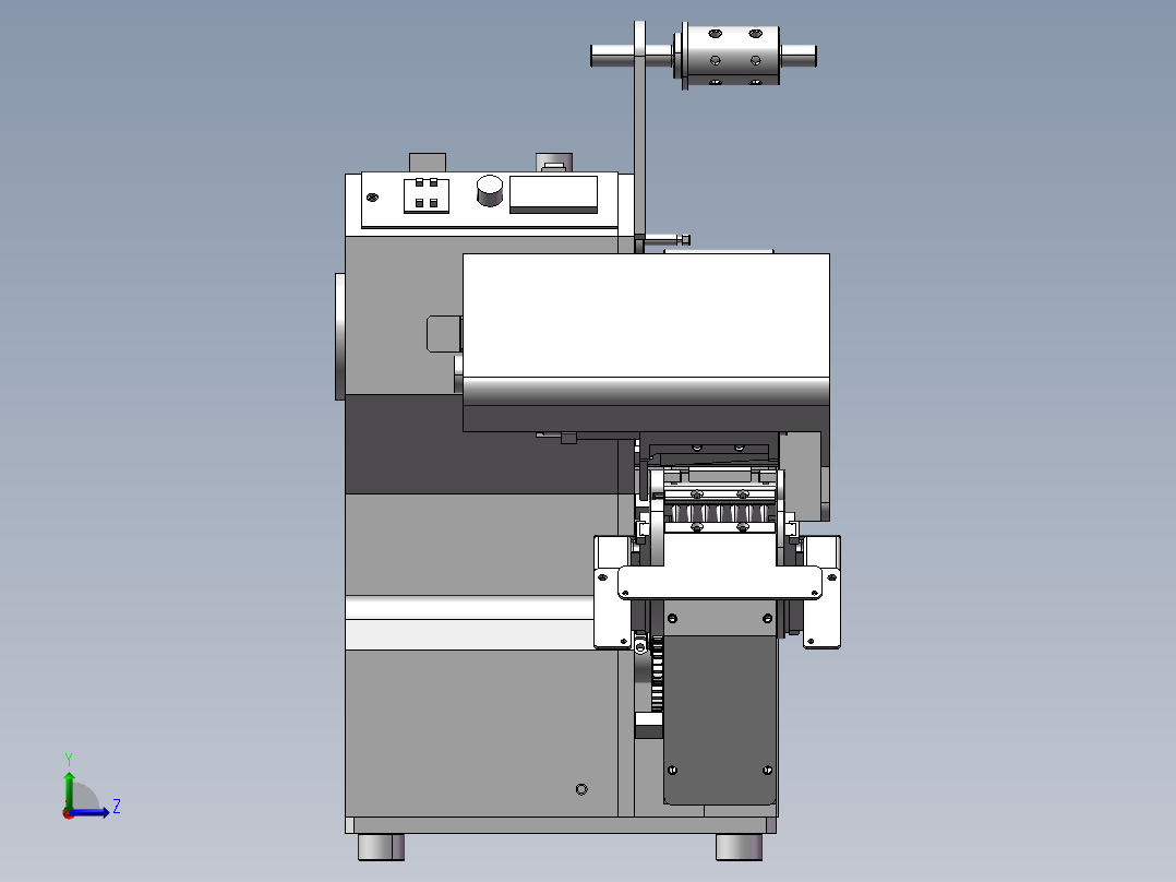 卷胶布机(完整版)左视图