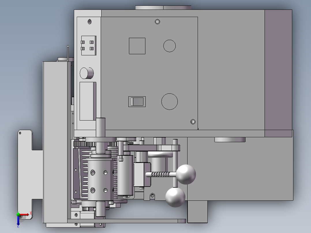 卷胶布机(完整版)俯视图