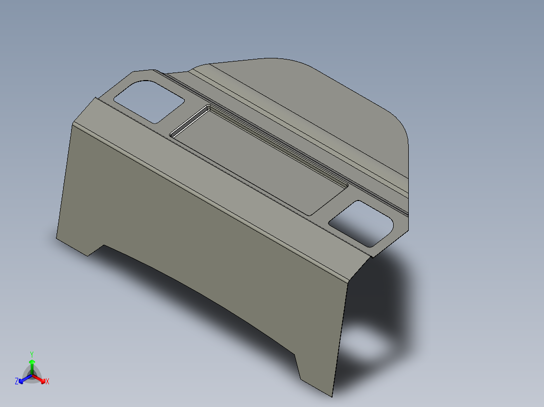 车门位于车辆后部--stp正等轴测图