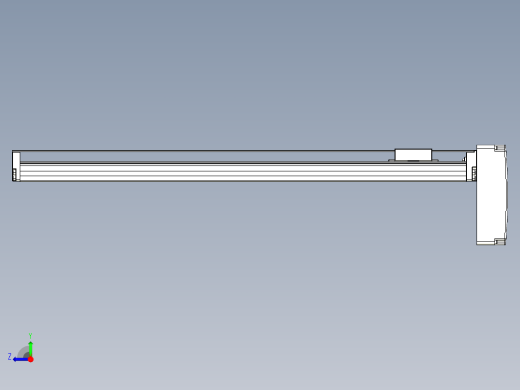 TPA-KNR-60E-1205C-L550A1-MP-BJ60-N3线性模块铝制底座右视缩略图