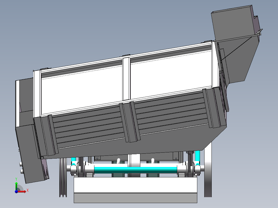 谷物分离机sw18可编辑前视图
