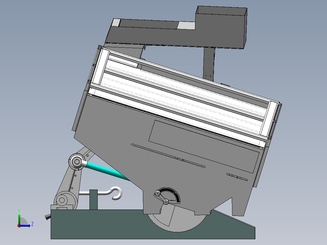 谷物分离机sw18可编辑左视图