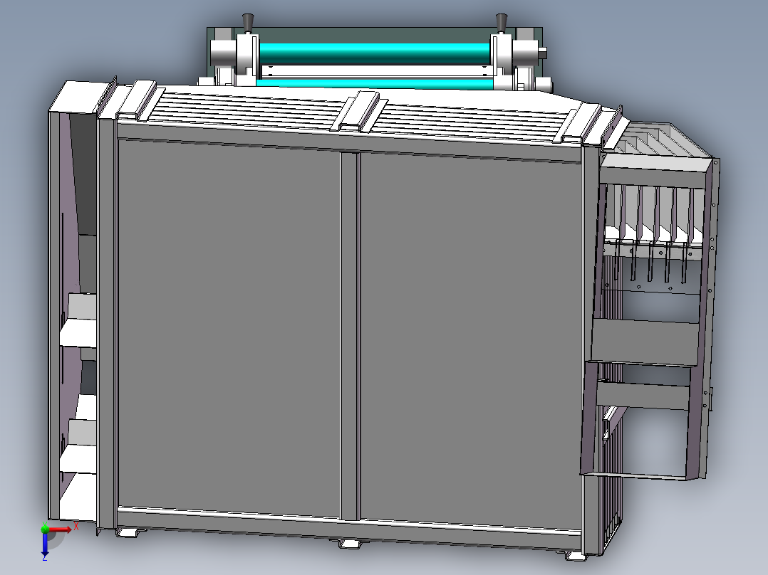 谷物分离机sw18可编辑俯视图