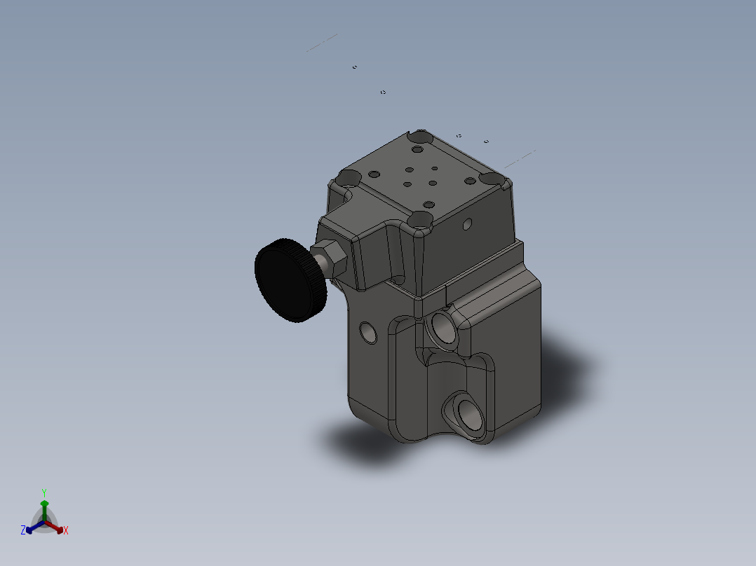 YUKEN EUROPE LTD-BSG-06液压元件正等轴测图